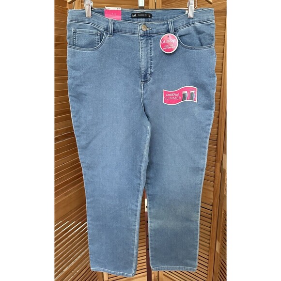 Lee Women’s Classic Fit Straight Leg Soft Denim Stretch Jeans Size 16 Short NWT - Picture 2 of 7